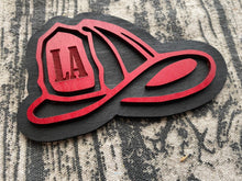 Load image into Gallery viewer, Tiered Tray Firefighter Decor