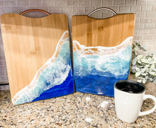 Load image into Gallery viewer, Ocean Resin Art Serving Tray