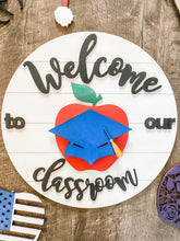 Load image into Gallery viewer, DIGITAL SVG DOWNLOAD Classroom Teacher Interchangeable Door Sign