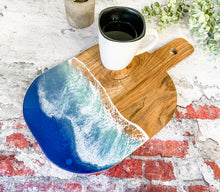 Load image into Gallery viewer, Ocean Resin Art Serving Tray
