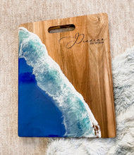 Load image into Gallery viewer, Ocean Resin Art Serving Tray