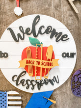 Load image into Gallery viewer, DIGITAL SVG DOWNLOAD Classroom Teacher Interchangeable Door Sign