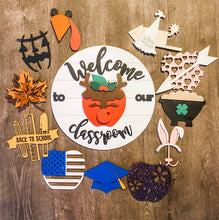 Load image into Gallery viewer, DIGITAL SVG DOWNLOAD Classroom Teacher Interchangeable Door Sign