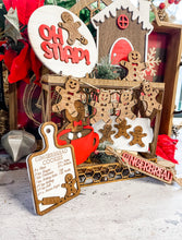 Load image into Gallery viewer, Tiered Tray Gingerbread Decor