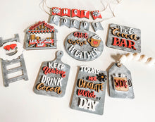 Load image into Gallery viewer, Tiered Tray Hot Cocoa Bar Decor