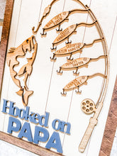 Load image into Gallery viewer, Father’s Day Hooked on Fishing Frames