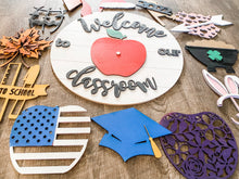 Load image into Gallery viewer, Classroom Teacher Interchangeable Door Sign