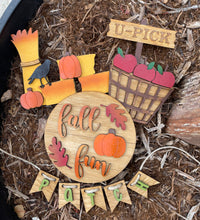 Load image into Gallery viewer, Tiered Tray Fall Fun Corn Maze Decor