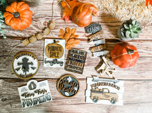 Load image into Gallery viewer, Tiered Tray Pumpkin Patch Decor