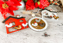 Load image into Gallery viewer, Chicken Christmas Ornaments