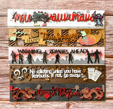 Load image into Gallery viewer, Interchangeable Monogram Slide-In Inserts Door Sign