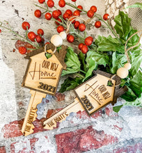 Load image into Gallery viewer, Our New Home Key Ornaments