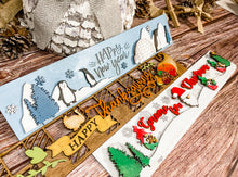 Load image into Gallery viewer, Interchangeable Monogram Slide-In Inserts Door Sign