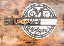 Load image into Gallery viewer, Interchangeable Monogram Slide-In Inserts Door Sign