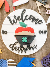 Load image into Gallery viewer, DIGITAL SVG DOWNLOAD Classroom Teacher Interchangeable Door Sign