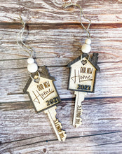 Load image into Gallery viewer, Our New Home Key Ornaments