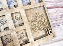 Load image into Gallery viewer, Birthday Years Birth-to-18 Photo Frame