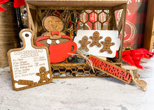 Load image into Gallery viewer, Tiered Tray Gingerbread Decor