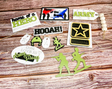 Load image into Gallery viewer, Tiered Tray United States Army Decor