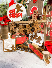 Load image into Gallery viewer, Tiered Tray Gingerbread Decor