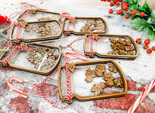 Load image into Gallery viewer, Mason Jar Gingerbread Christmas Ornament