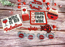 Load image into Gallery viewer, Tiered Tray Wine over Valentine Decor