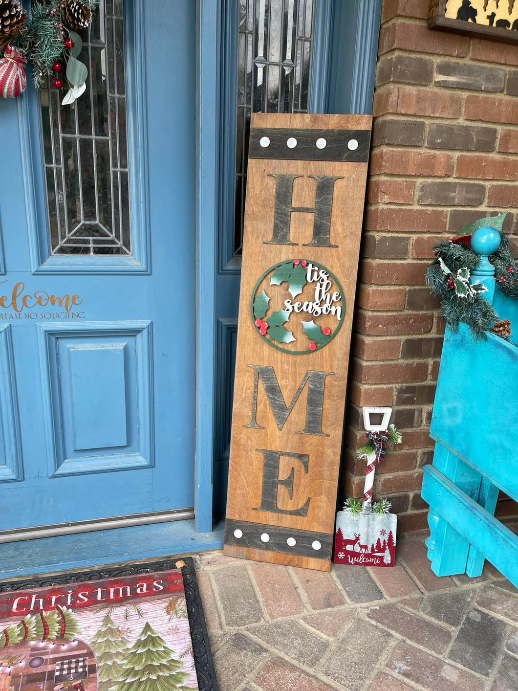 Large Interchangeable Home Welcome Front Porch Sign