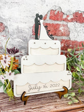 Load image into Gallery viewer, Gift Card Holder Wedding Cake Topper
