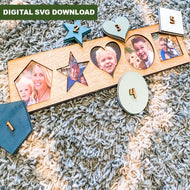 Digital Download Memory Photo Puzzles SVG