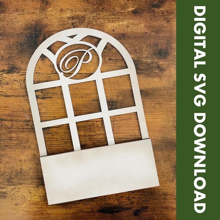 Digital SVG Download Interchangeable Monogram Windows – Pennino's Perch