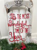 Vintage Sled Wall or Table Decor