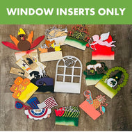 Interchangeable Monogram Window Add-On Inserts