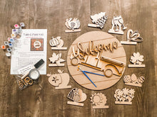 Load image into Gallery viewer, Take &amp; Make KIT Interchangeable Holiday Door Sign
