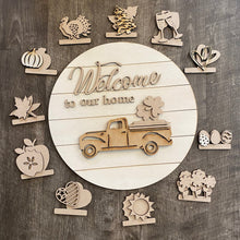 Load image into Gallery viewer, Take &amp; Make KIT Interchangeable Holiday Door Sign
