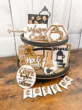Load image into Gallery viewer, Tiered Tray Coffee Bar Decor
