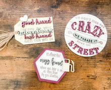 Load image into Gallery viewer, Tiered Tray Crazy Friends Decor
