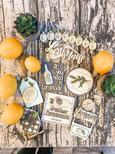 Load image into Gallery viewer, Tiered Tray Lemonade Lemon Stand Decor
