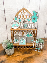 Load image into Gallery viewer, Tiered Tray Our Nest Bird Decor

