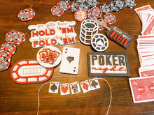 Load image into Gallery viewer, Tiered Tray Poker Night Decor
