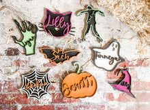 Load image into Gallery viewer, Digital SVG Download Halloween Tote Tags Personalized
