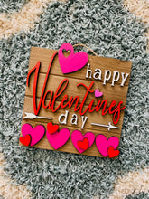 Load image into Gallery viewer, Happy Valentine&#39;s Day Door Sign
