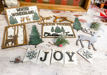 Load image into Gallery viewer, Classy Winter Christmas Tier Tray Set
