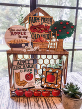 Load image into Gallery viewer, Tier Tray Apple Season Decor
