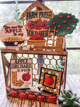 Load image into Gallery viewer, Tier Tray Apple Season Decor
