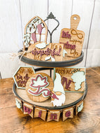 Tier Tray Wine Time Decor