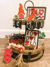 Load image into Gallery viewer, Tier Tray Valentine&#39;s Day Gnome Decor
