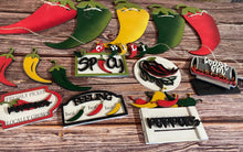 Load image into Gallery viewer, Tier Tray Chili Peppers Decor
