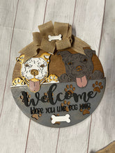 Load image into Gallery viewer, Custom Welcome Dog Hair Signs
