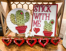 Load image into Gallery viewer, Tier Tray Valentines Succulent
