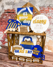 Load image into Gallery viewer, Tier Tray Game Day Football Decor
